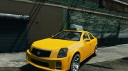 Cadillac CTS Taxi для GTA 4 миниатюра 1