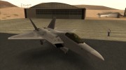 Lockheed Martin F-22 Raptor для GTA San Andreas миниатюра 11