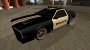 1981 DeLorean DMC-12 Police для GTA San Andreas миниатюра 1