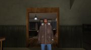 Зимняя Дублёнка для CJ-я v2 для GTA San Andreas миниатюра 1
