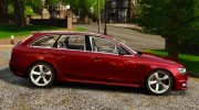 Audi RS4 Avant 2013 for GTA 4 miniature 2