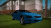BMW M6 для GTA Vice City миниатюра 2