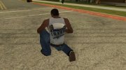 Белая майка «Бригантина» para GTA San Andreas miniatura 4