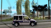 Ford Transit Connect Turkish Police для GTA San Andreas миниатюра 5