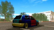 VW Golf MK3 Harlequin Edition для GTA San Andreas миниатюра 4