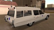 Cadillac Fleetwood 1970 Ambulance para GTA San Andreas miniatura 3