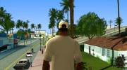 Кепка umbro white para GTA San Andreas miniatura 3