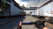 Blue&black Knife-Recolor para Counter-Strike Source miniatura 3