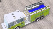Pierce Quantum Miami Dade Fire Department Tanker 6 для GTA San Andreas миниатюра 5