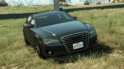 Audi A8 with Siren BETA for GTA 5 miniature 4