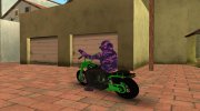 GTA V Western Motorcycle Daemon Con Paintjobs Stock para GTA San Andreas miniatura 3