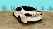 BMW 550 F10 xDrive для GTA San Andreas миниатюра 2