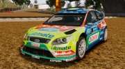 Ford Focus RS WRC для GTA 4 миниатюра 1