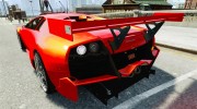Lamborghini Murcielago RSV FIA GT 1 v1 для GTA 4 миниатюра 3