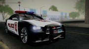 2012 Dodge Charger SRT8 Police interceptor SFPD для GTA San Andreas миниатюра 1