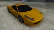 Ferrari 458 Italia FBI for GTA San Andreas miniature 2