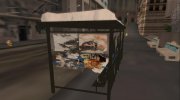 Winter Bustop для GTA San Andreas миниатюра 3