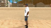 Рэперская футболка para GTA San Andreas miniatura 2