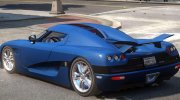 Koenigsegg CCXR для GTA 4 миниатюра 3
