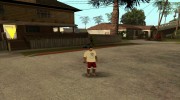 Футболка Пушкин para GTA San Andreas miniatura 4