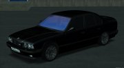 BMW M5 E34 Light tuning para GTA San Andreas miniatura 3