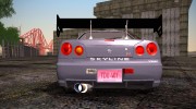 Nissan Skyline GT-R ESR for GTA San Andreas miniature 6