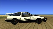 (Mod Loader) Toyota Corolla GT-S AE86 Trueno from Initial D for GTA San Andreas miniature 20