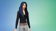 Прическа Lavender для Sims 4 миниатюра 7