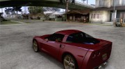 Chevrolet Corvette C6 для GTA San Andreas миниатюра 3
