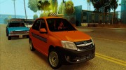 Lada Granta Taxi для GTA San Andreas миниатюра 1