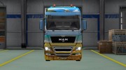 Скин Summer для MAN TGX para Euro Truck Simulator 2 miniatura 4