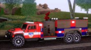Hummer H2 Firetruck Fire Department City of Los Sanos для GTA San Andreas миниатюра 15