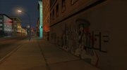 Граффити - Девушка гангстер для GTA San Andreas миниатюра 2