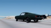 Shelby Mustang GT 1967 для GTA San Andreas миниатюра 3