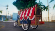 Indonesian Flag Seller Cart for GTA San Andreas miniature 1