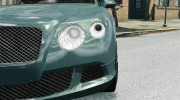 Bentley Continental GT 2011 [EPM] v1.0 для GTA 4 миниатюра 12