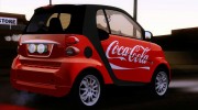Smart ForTwo Coca-Cola Worker para GTA San Andreas miniatura 2