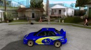 Subaru Impreza STi WRC wht2 для GTA San Andreas миниатюра 2