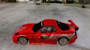Mazda RX7 FnF для GTA San Andreas миниатюра 2