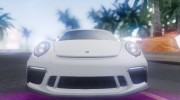 2018 Porsche 911 GT3 4.0 для GTA San Andreas миниатюра 2