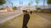 Милиционер в зимней форме V1 для GTA San Andreas миниатюра 3