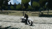 Мотоцикл из Трон (серый неон) для GTA 4 миниатюра 3