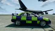Subaru Impreza WRX Police for GTA 4 miniature 5