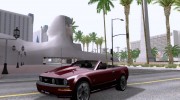 Ford Mustang GT Cabrio для GTA San Andreas миниатюра 5