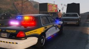 Ford crown victoria Los Santos County Sheriff for GTA 5 miniature 4