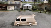 Toyota Hiace Vanning для GTA San Andreas миниатюра 2