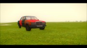 Mercedes-Benz 230 W123 Ласточка для GTA San Andreas миниатюра 2