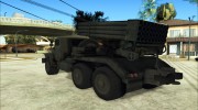 Урал БМ-21 ГРАД COD MW para GTA San Andreas miniatura 2