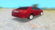 2014 Toyota Corolla para GTA Vice City miniatura 3