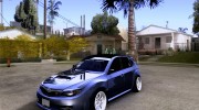 Subaru Impreza STI hellaflush для GTA San Andreas миниатюра 1